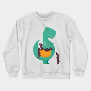 T-rex Weiner Crewneck Sweatshirt